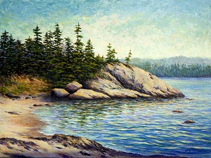 Cape Breton, Nova Scotia, Acrylic, Painting, Nancy Craig